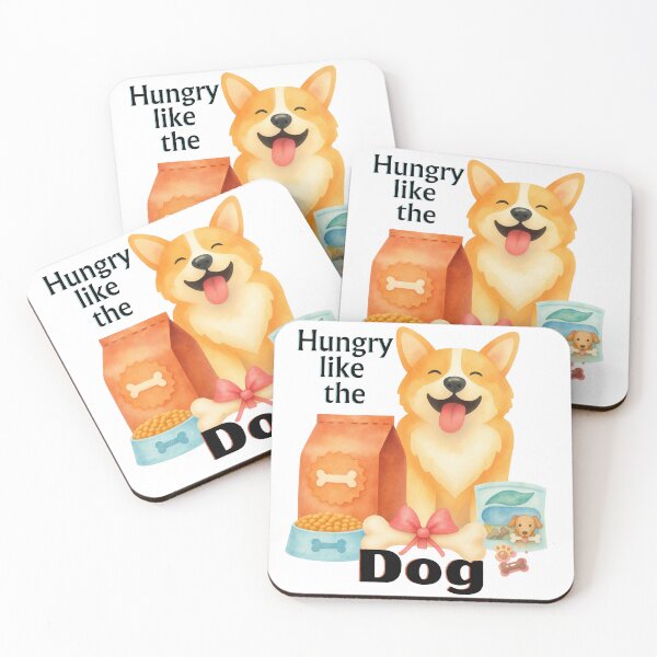 Item preview, Hungry Like The Dog - Funny Corgi Doggie Foodie designed and sold by SunandShade.