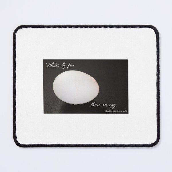 Item preview, Sappho Quote - "whiter by far than an egg" - fragment 167 designed and sold by computerwoman.