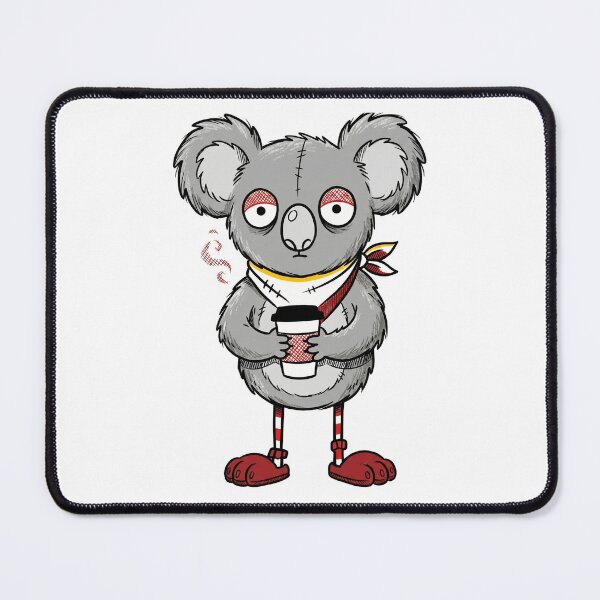 Item preview, Sleep-Deprived Koala Coffee Addict designed and sold by TheOutLander22.