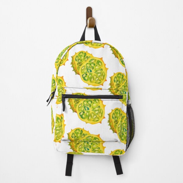 Item preview, Kiwano Horned Melon Collage Art | Exotic Fruit Illustration for Food Lovers & Culinary Decor designed and sold by SWSandraWechner.