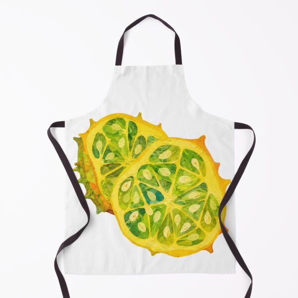 Item preview, Kiwano Horned Melon Collage Art | Exotic Fruit Illustration for Food Lovers & Culinary Decor designed and sold by SWSandraWechner.