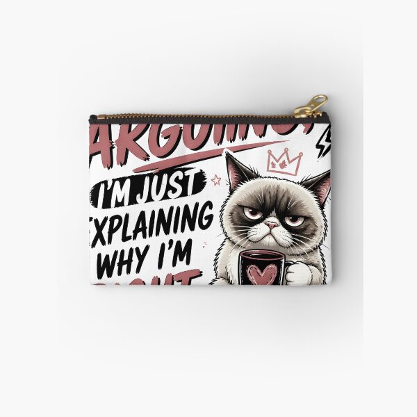 Item preview, I'm Not Arguing I'm Just Explaining Why I'm Right | Grumpy Cat Funny Sarcastic Design designed and sold by athanasioungr.