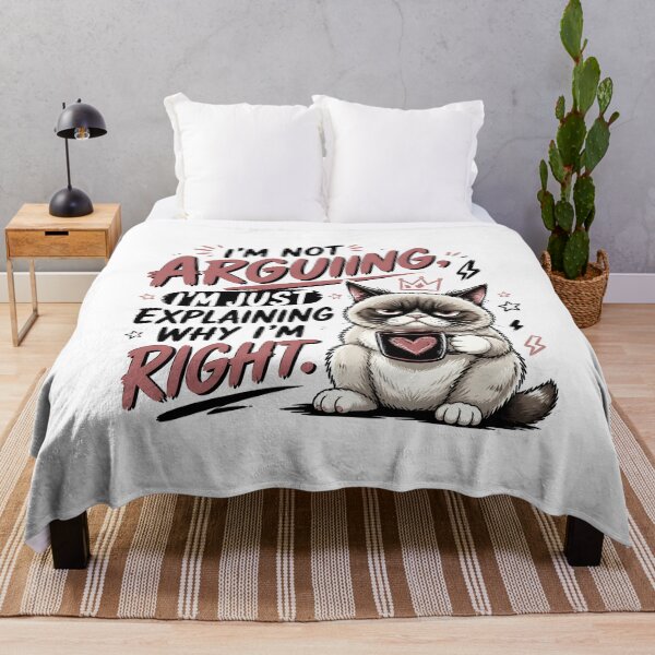 Item preview, I'm Not Arguing I'm Just Explaining Why I'm Right | Grumpy Cat Funny Sarcastic Design designed and sold by athanasioungr.