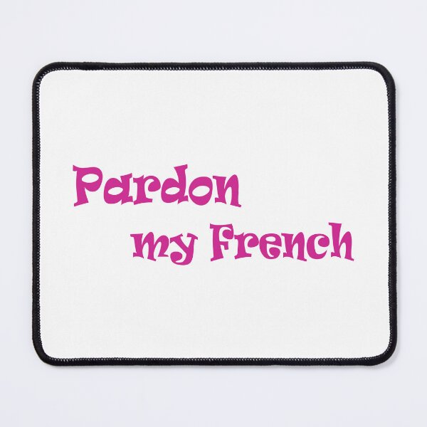 Item preview, Pardon My French Funny Typography Print designed and sold by BetweenForms.