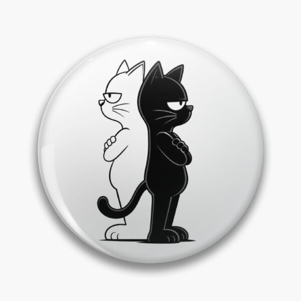 Item preview, black and white cats designed and sold by Snurly.