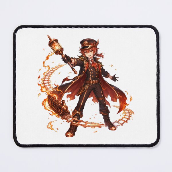 Item preview, Copper Flame Train Conductor designed and sold by jgvisualarts.
