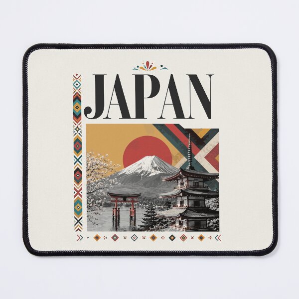 Item preview, Retro Japan Mount Fuji Japanese Temple designed and sold by AtuqStudio.