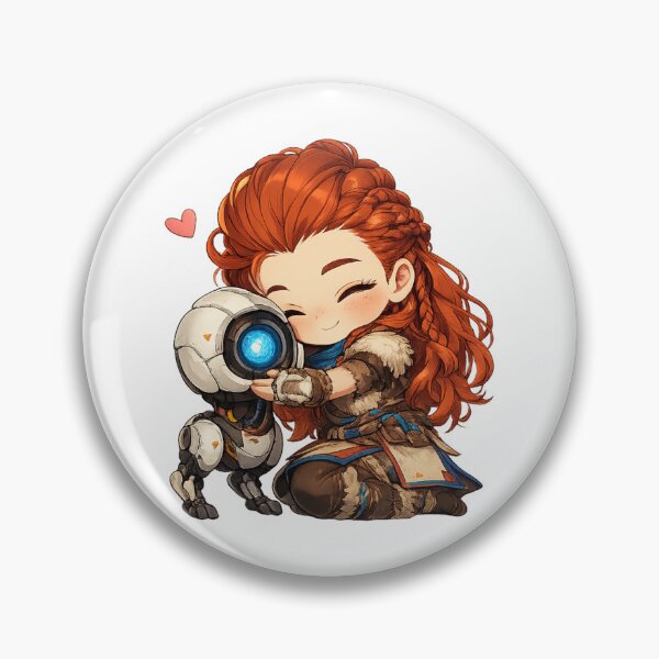 Item preview, Horizon Forbidden Love - Cute Huntress and Machine Watcher designed and sold by ShadyCommodities.