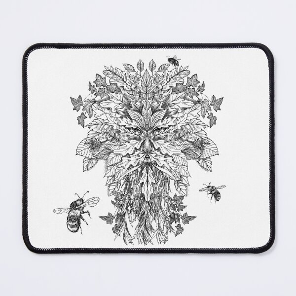 Item preview, Summer Solstice Greenman designed and sold by TraceyEvansArt.