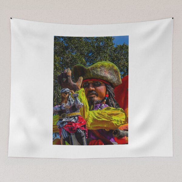 Item preview, Colorful Pirate Parade Float With Giant Captain Figure And Puppet At Outdoor Festival designed and sold by Nmallia.