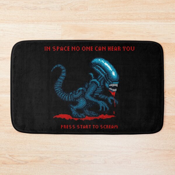 Artikelvorschau, Pixelgrafik eines außerirdischen Xenomorphs entworfen und verkauft von retropic_.