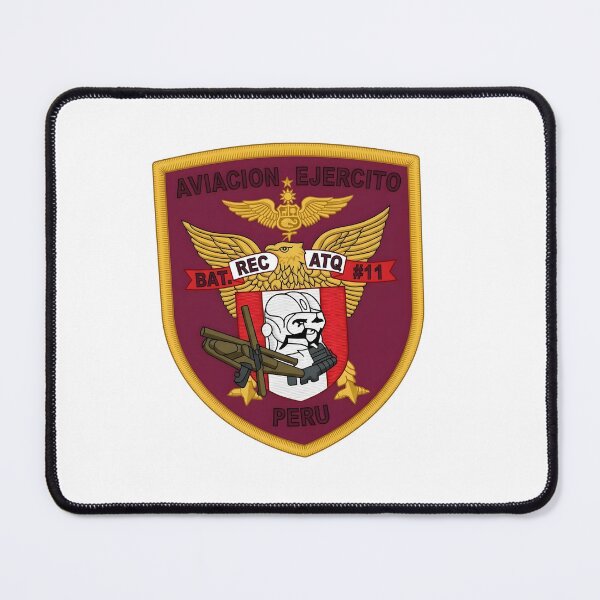 Item preview, Emblem of the 11th Reconnaissance and Attack Aviation Battalion of the Peruvian Army designed and sold by CharlieDesings.