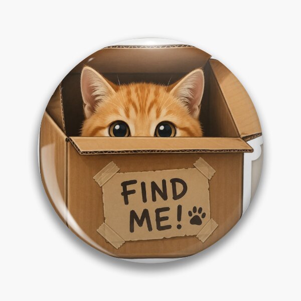 Item preview, Find Me! Funny Cat designed and sold by EduardTT.