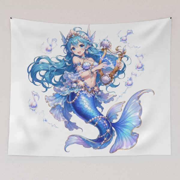 Item preview, Thunder Pearl Mermaid Bard designed and sold by jgvisualarts.
