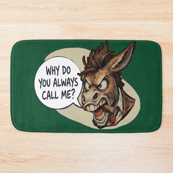 Item preview, Funny Poker Donk - Why Do You Always Call Me - Texas Holdem Donkey designed and sold by Visor Society.