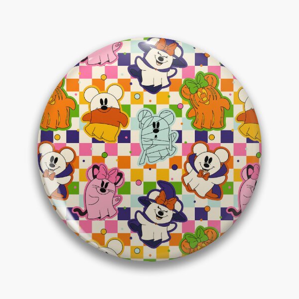 Item preview, Boo mouse Halloween Checkered print designed and sold by Disney1955Fan.