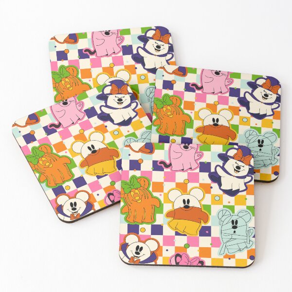 Item preview, Boo mouse Halloween Checkered print designed and sold by Disney1955Fan.