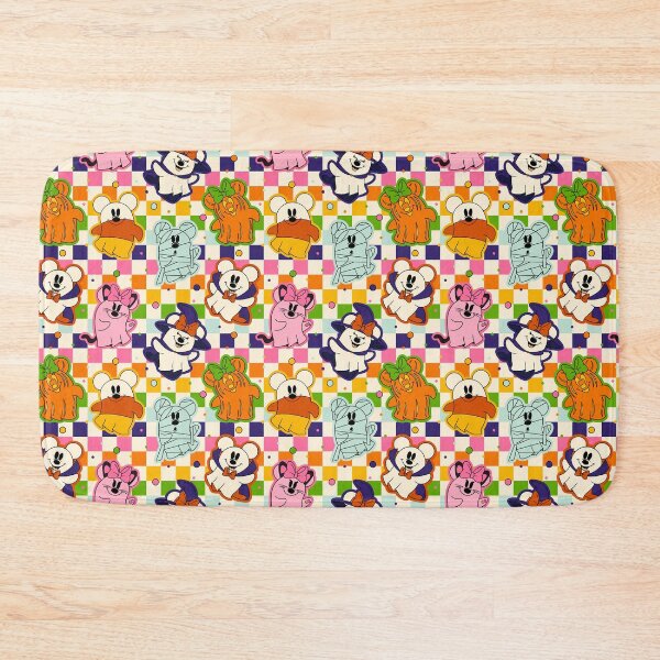 Item preview, Boo mouse Halloween Checkered print designed and sold by Disney1955Fan.