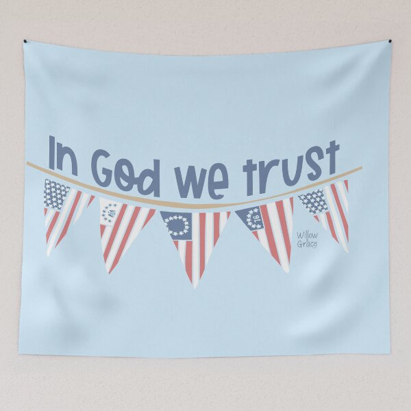 Item preview, In God we Trust designed and sold by Willow & Grace Designs.