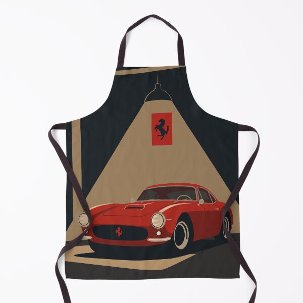 Item preview, Ferrari Classic Car Print, Vintage Ferrari Art, Minimalist Automotive Print, Luxury Sports Car Decor designed and sold by Studio pod Burom.