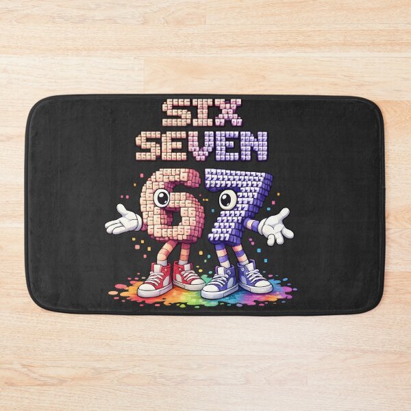 Artikelvorschau, Bunte Six Seven Pixel-Charaktere entworfen und verkauft von Les-Ink-Studio.