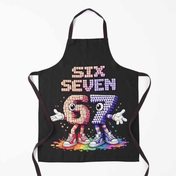Item preview, Colorful Six Seven Pixel Characters designed and sold by Les-Ink-Studio.