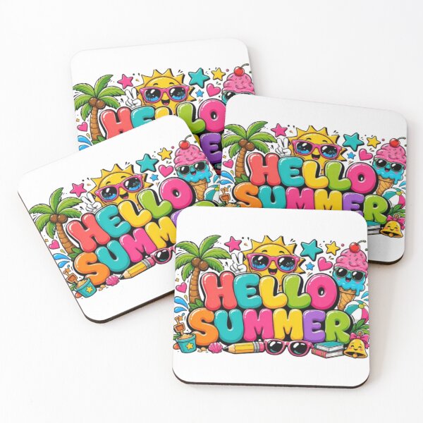 Item preview, Hello Summer Colorful Design designed and sold by ARVI'S ART STUDIO.