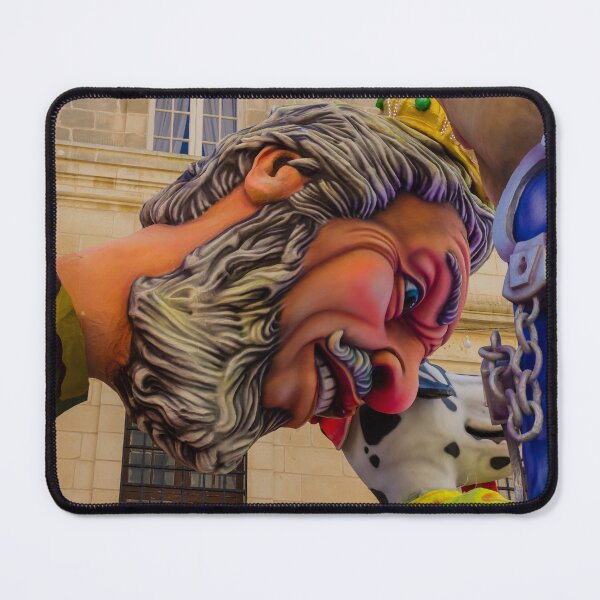 Item preview, Colorful Giant Carnival Float Head Sculpture At Street Parade With Satirical Mask And Chains designed and sold by Nmallia.