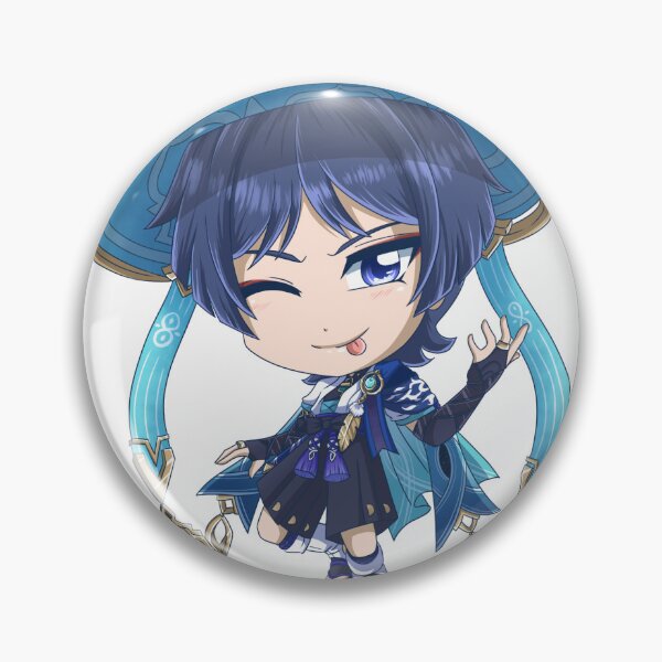 Item preview, Genshin Impact Wanderer Chibi designed and sold by McAnime Art.
