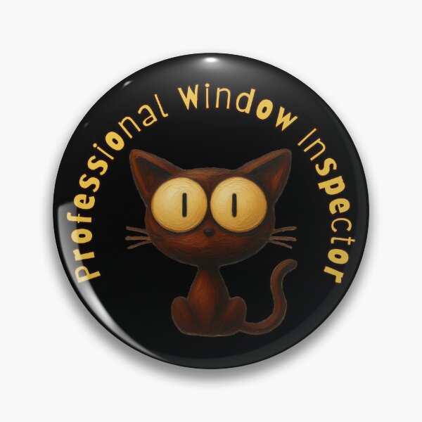 Item preview, Professional Window Inspector Cat - Funny Cat Lover Design designed and sold by PatykArt.