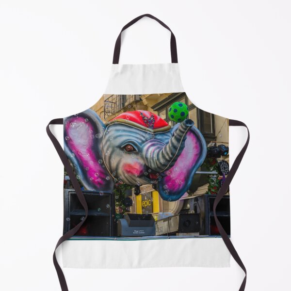 Item preview, Colorful Elephant Parade Float With Bubbles At A Vibrant Street Festival Celebration designed and sold by Nmallia.