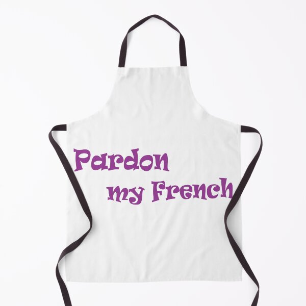 Item preview, Pardon My French Purple Typography designed and sold by BetweenForms.