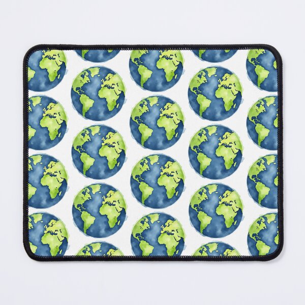 Item preview, Watercolor Planet Earth Illustration designed and sold by SpatialPost.