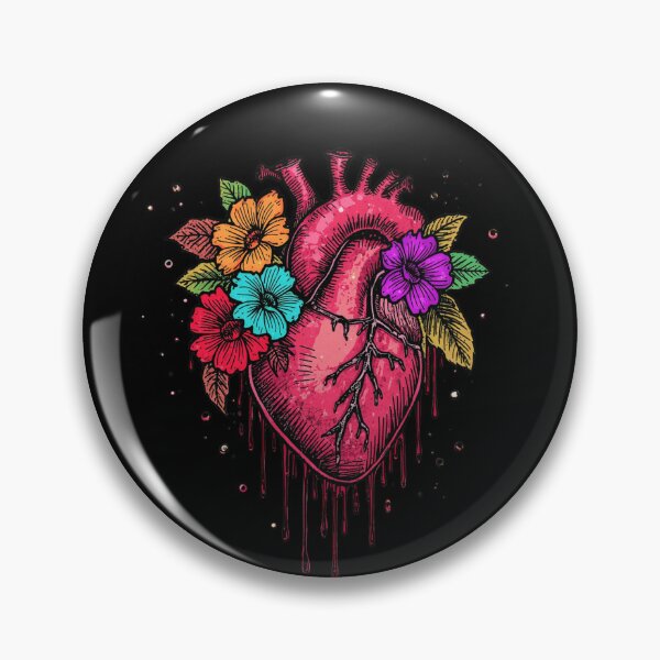 Item preview, Heart and flowers  designed and sold by uunaa.