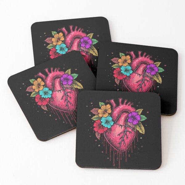 Item preview, Heart and flowers  designed and sold by uunaa.