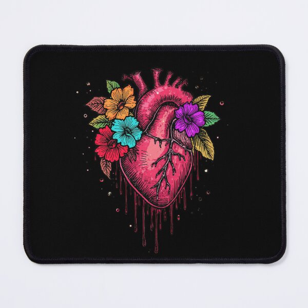 Item preview, Heart and flowers  designed and sold by uunaa.