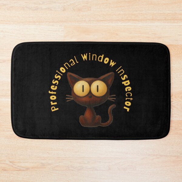 Artikelvorschau, Professional Window Inspector Cat - Funny Cat Lover Design entworfen und verkauft von PatykArt.