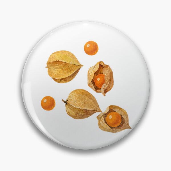 Item preview, Physalis, Goldenberry Collage Art | Exotic Fruit Illustration for Food Lovers & Culinary Decor designed and sold by SWSandraWechner.