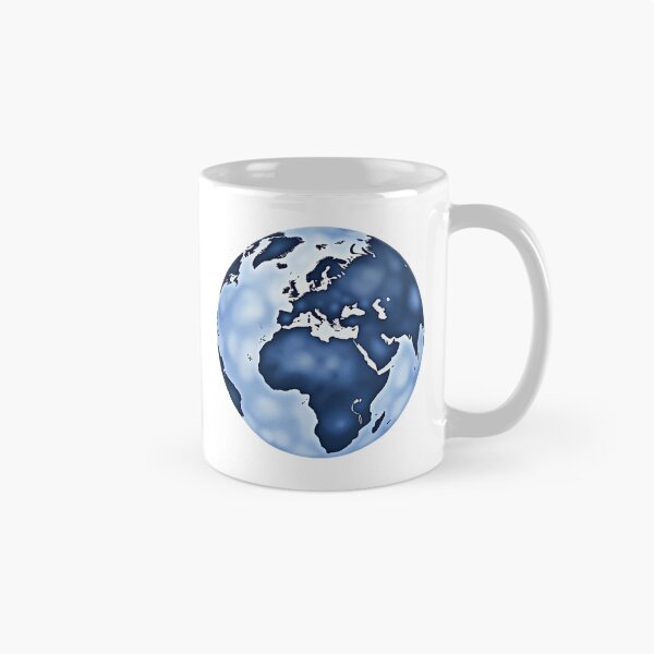 Item preview, Blue Earth Globe Illustration designed and sold by SpatialPost.