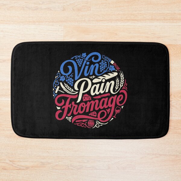 Item preview, French Vin Pain Fromage Bastille Day Culture designed and sold by AntiqueImages.