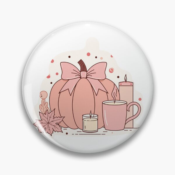 Item preview, Pink Pumpkin Sticker | Coquette Fall Aesthetic designed and sold by AillustriaAK.