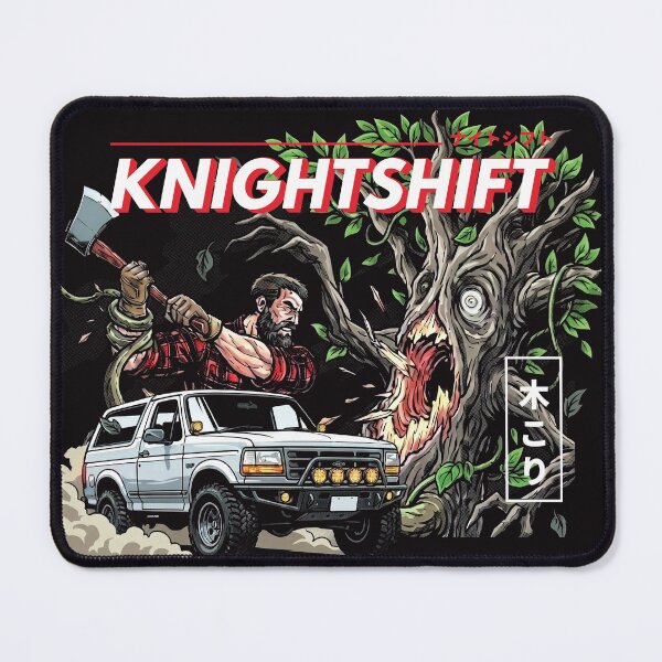 Artikelvorschau, Bronco – Straßenrennen – KnightShift – Holzfäller – Driftwagen – JDM – Rennwagen entworfen und verkauft von RaceDayRags.