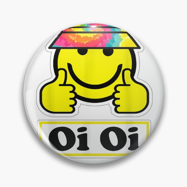 Item preview, Oi Oi Smiley Face Retro Bucket Hat T-Shirt | Happy Rave Festival Graphic Tee designed and sold by GarnerSupplyCo.