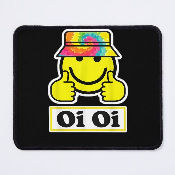 Item preview, Oi Oi Smiley Face Retro Bucket Hat T-Shirt | Happy Rave Festival Graphic Tee designed and sold by GarnerSupplyCo.