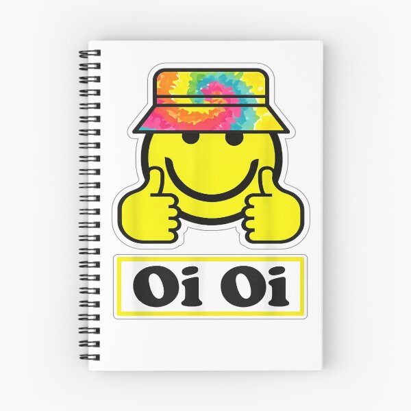 Item preview, Oi Oi Smiley Face Retro Bucket Hat T-Shirt | Happy Rave Festival Graphic Tee designed and sold by GarnerSupplyCo.
