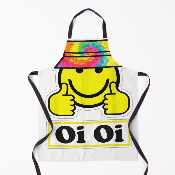 Item preview, Oi Oi Smiley Face Retro Bucket Hat T-Shirt | Happy Rave Festival Graphic Tee designed and sold by GarnerSupplyCo.
