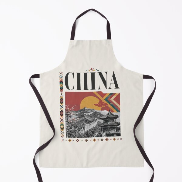 Item preview, Retro China Chinese Temple Oriental Landscape designed and sold by AtuqStudio.