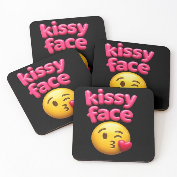 Item preview, kissy face emoji cute pink bubble text designed and sold by gypsy-joker.