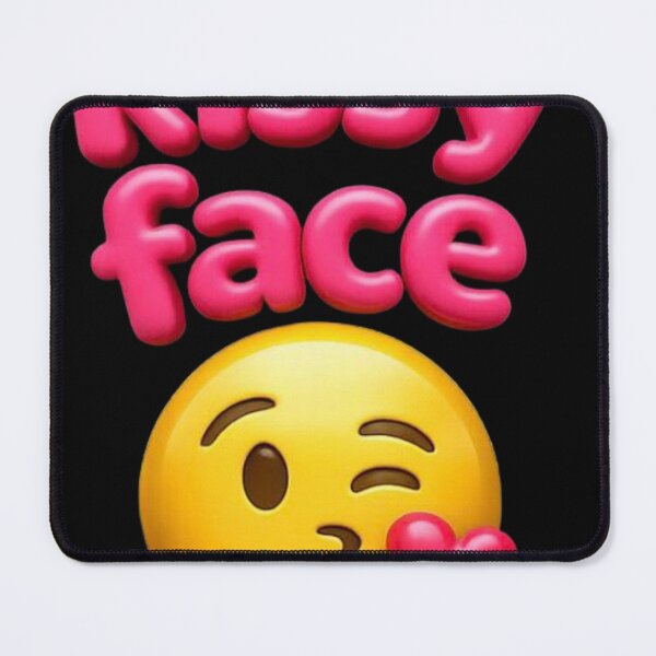 Item preview, kissy face emoji cute pink bubble text designed and sold by gypsy-joker.
