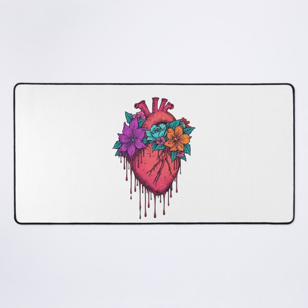 Item preview, Heart and flowers designed and sold by uunaa.